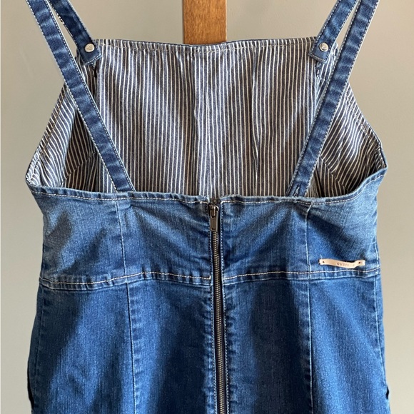 Guess Jeans Blue Denim Midi Dress - Size Women’s 8 - Picture 8 of 11